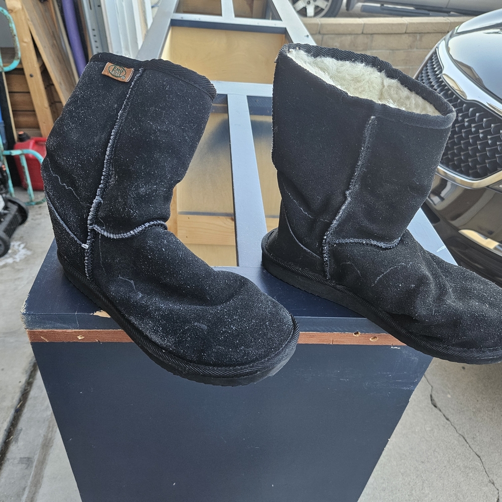 Emu Black Suede Boots